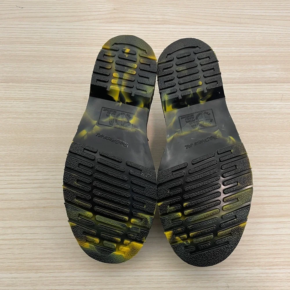 Dr. Martens 1461 Marbled Sole Black Leather Oxford Shoes Women's Size 5 (EU 36) - Picture 7 of 9